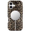 Tech-Protect Lamano MagSafe -kuori Apple iPhone 17:lle, Exotic Touch, ruskea ja beige