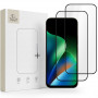 Tech-Protect Glass Fit+ karkaistu lasi Xiaomi Redmi 17 4G / 5G -puhelimeen, musta (2 kpl) (THP5701)