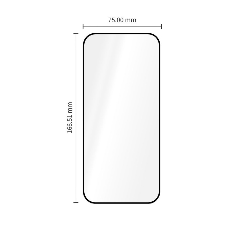 Tech-Protect Glass Fit+ karkaistu lasi Xiaomi Redmi 17 4G / 5G -puhelimeen, musta (2 kpl) (THP5701)