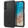 Spigen Essential SandBlast -suojakotelo Samsung Galaxy M35 5G -puhelimelle, matta musta
