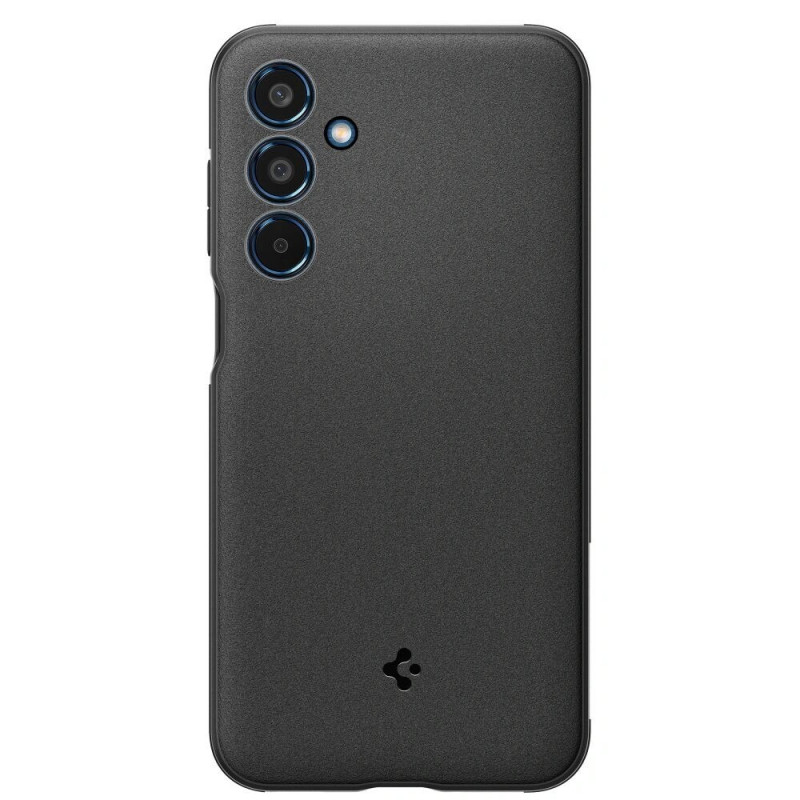 Spigen Essential SandBlast -suojakotelo Samsung Galaxy M35 5G -puhelimelle, matta musta