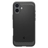 Spigen Rugged Armor Mag MagSafe -suojakotelo Apple iPhone 16 -puhelimelle, matta musta