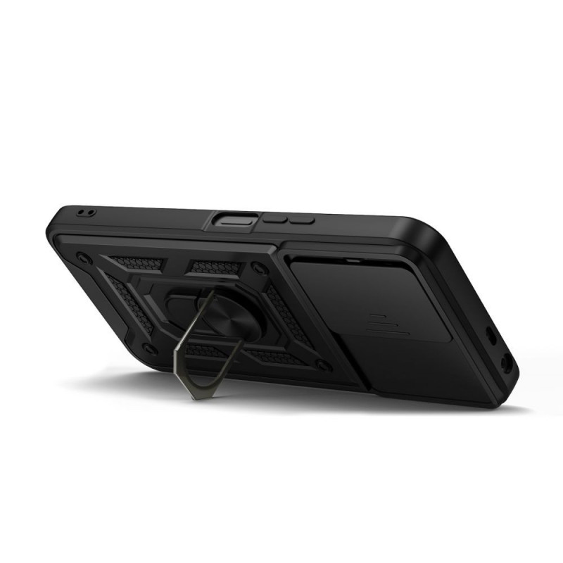 Tech-Protect CamShield Pro -suojakotelo Xiaomi Redmi 17 4G / 5G -puhelimelle, musta