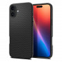 Spigen Liquid Air -suojakotelo Apple iPhone 16 -puhelimelle, matta musta
