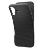 Spigen Liquid Air -suojakotelo Apple iPhone 16 -puhelimelle, matta musta