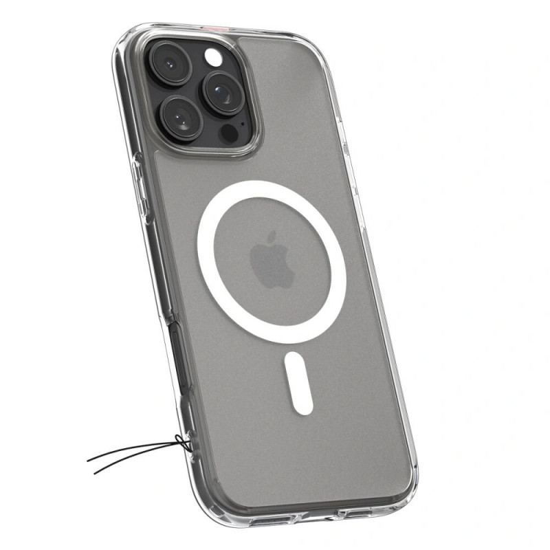 Spigen Ultra Hybrid Mag MagSafe -suojakotelo Apple iPhone 16 Pro -puhelimelle, Frost Clear