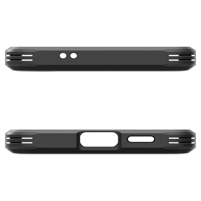 Spigen Tough Armor -suojakotelo Samsung Galaxy S24 -puhelimelle, musta