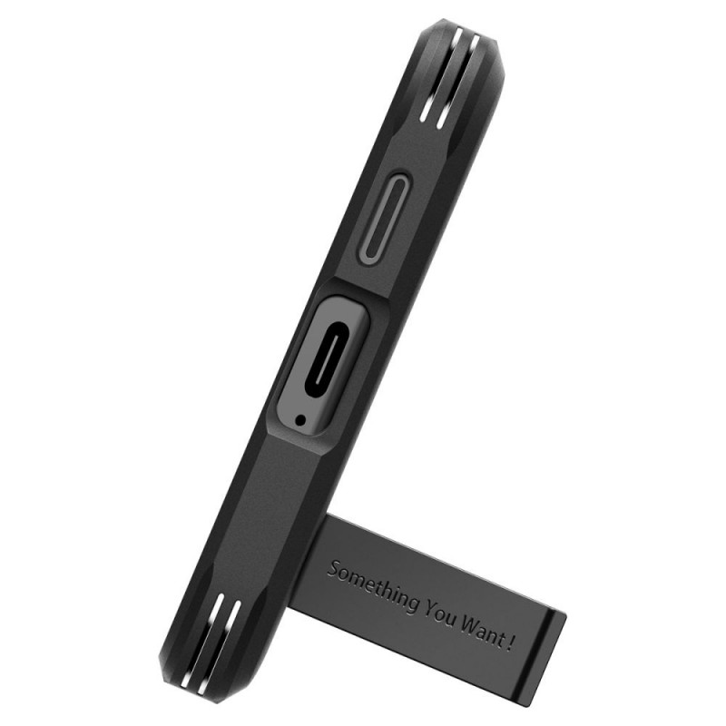 Spigen Tough Armor -suojakotelo Samsung Galaxy S24 -puhelimelle, musta