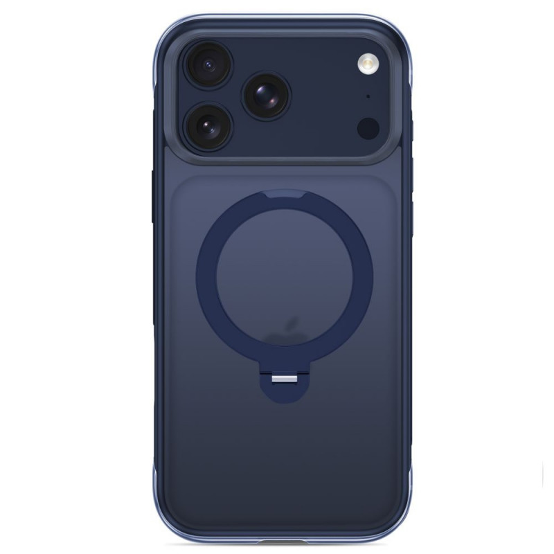 Tech-Protect MagAir Stand MagSafe CC -kuori Apple iPhone 17 Pro / 18 Pro -puhelimelle, matta Deep Blue