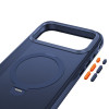 Tech-Protect MagAir Stand MagSafe CC -kuori Apple iPhone 17 Pro / 18 Pro -puhelimelle, matta Deep Blue