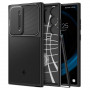 Spigen Optik Armor -kotelo Samsung Galaxy S24 Ultralle, musta