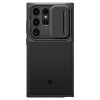 Spigen Optik Armor -kotelo Samsung Galaxy S24 Ultralle, musta
