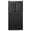 Spigen Optik Armor -kotelo Samsung Galaxy S24 Ultralle, musta