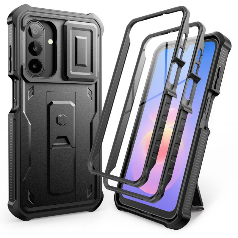 Tech-Protect Kevlar Cam+ 2-Set -suojakotelo Samsung Galaxy A17 / A18 4G / 5G -puhelimelle, musta