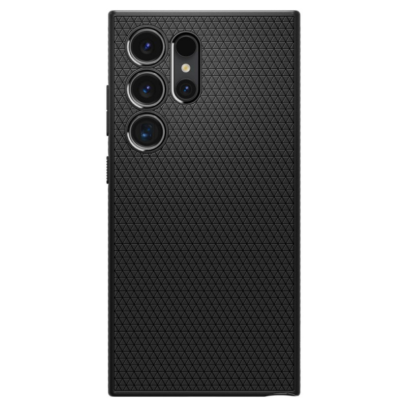 Spigen Liquid Air -suojakotelo Samsung Galaxy S24 Ultralle, matta musta
