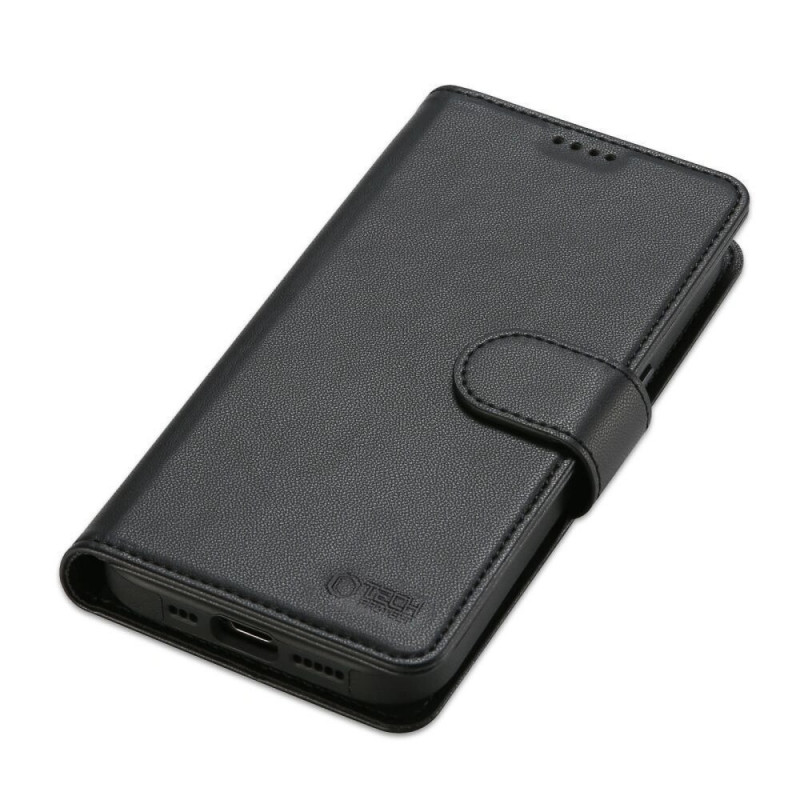 Tech-Protect Wallet MagSafe -lompakkokotelo Apple iPhone 17e / 16e -puhelimelle, matta musta