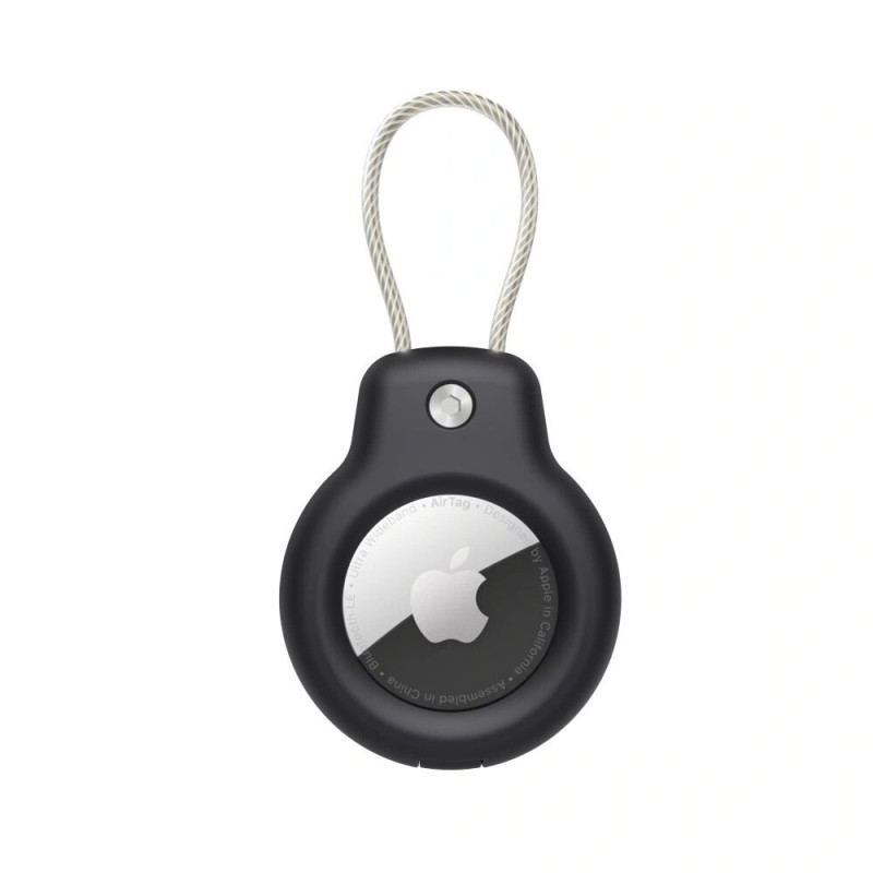 Tech-Protect Rough Vein -kotelo Apple AirTagille, musta (2 kpl)