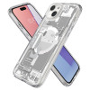 Spigen Ultra Hybrid Mag -suojakotelo MagSafella Apple iPhone 15 Plus / 14 Plus -puhelimelle, Zero One, valkoinen