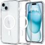 Spigen Ultra Hybrid Mag -kuori MagSafella Apple iPhone 15:lle, valkoinen