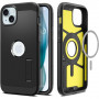 Spigen Tough Armor Mag -suojakotelo MagSafella Apple iPhone 15:lle, musta
