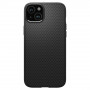 Spigen Liquid Air -suojakotelo Apple iPhone 15 Plus / 14 Plus -puhelimelle, matta musta