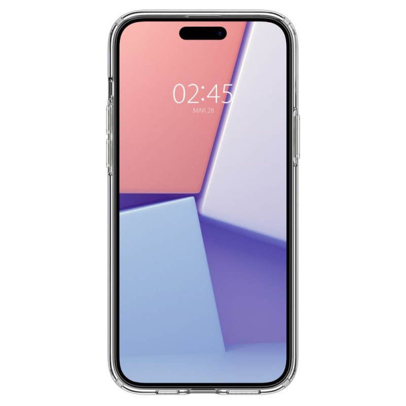 Spigen Liquid Crystal -suojakotelo Apple iPhone 15 Plus / 14 Plus -puhelimelle, Crystal Clear
