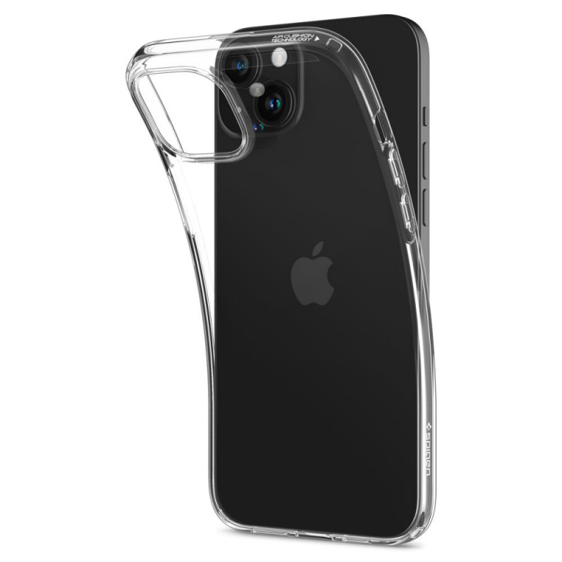 Spigen Liquid Crystal -suojakotelo Apple iPhone 15 Plus / 14 Plus -puhelimelle, Crystal Clear