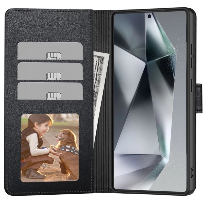 Tech-Protect lompakkokotelo Samsung Galaxy A36 5G -puhelimelle, matta musta (THP3840)