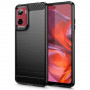 Tech-Protect TPUCarbon -suojakotelo Motorola Moto G05 / E15 -puhelimelle, musta