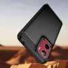 Tech-Protect TPUCarbon -suojakotelo Motorola Moto G05 / E15 -puhelimelle, musta
