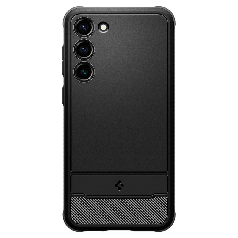 Spigen Rugged Armor -suojakotelo Samsung Galaxy S23 -puhelimelle, matta musta