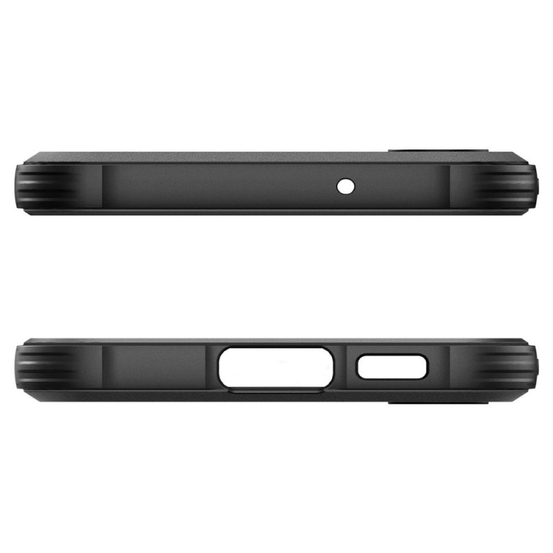 Spigen Rugged Armor -suojakotelo Samsung Galaxy S23 -puhelimelle, matta musta