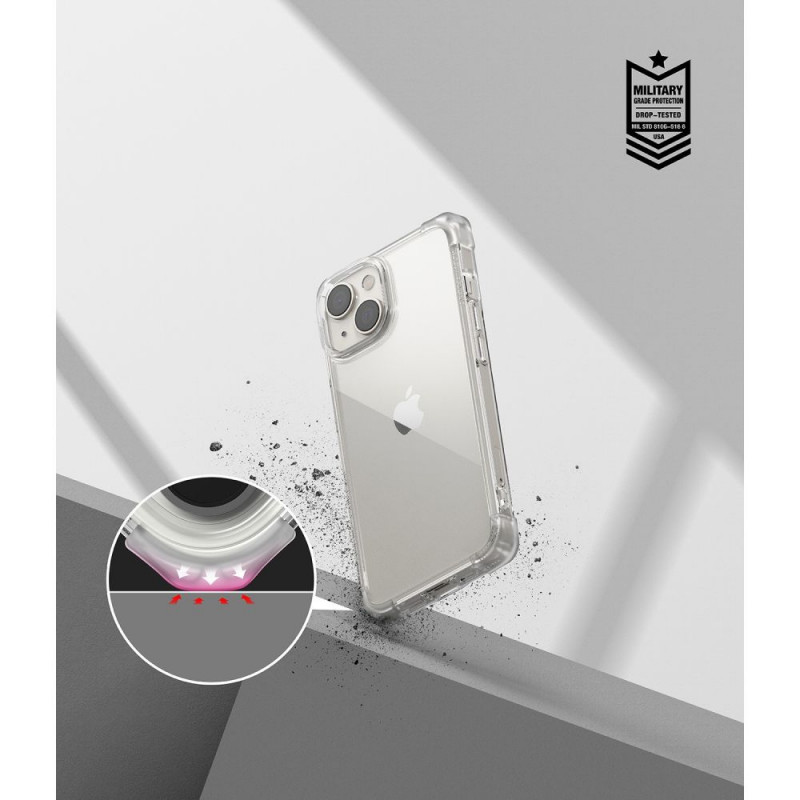 Ringke Fusion Bumper -suojakuori Apple iPhone 14 Plus / 15 Plus -puhelimelle, kirkas