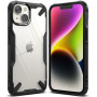 Ringke Fusion-X Design -suojakotelo Apple iPhone 14 Plus / 15 Plus -puhelimelle, musta