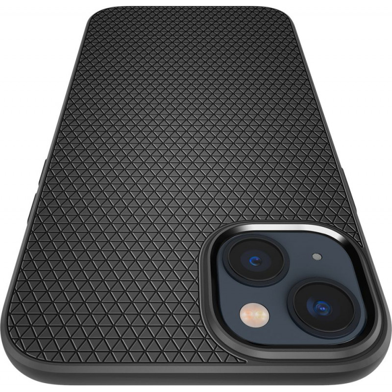 Spigen Liquid Air (ACS05037) -kuori Apple iPhone 14 -puhelimelle, matta musta
