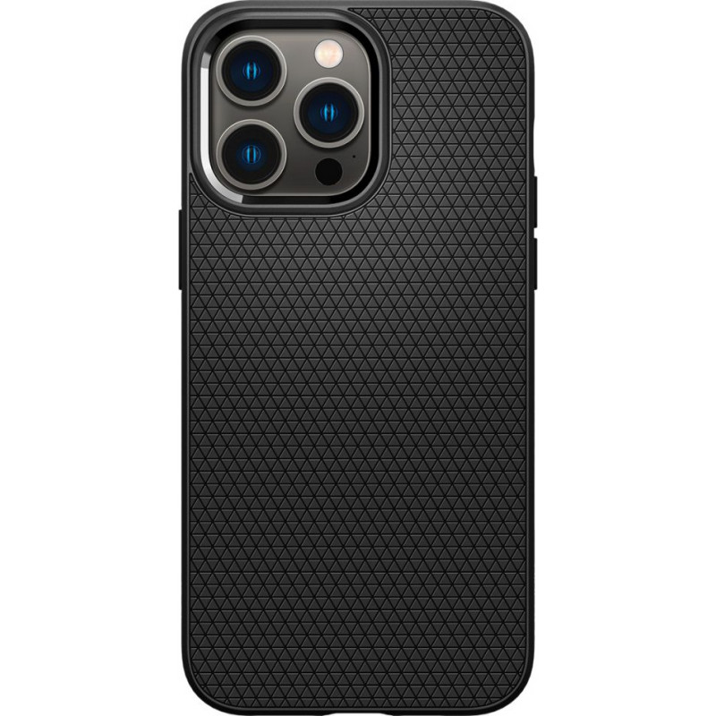 Spigen Liquid Air (ACS04957) kuori Apple iPhone 14 Pro -puhelimelle, matta musta