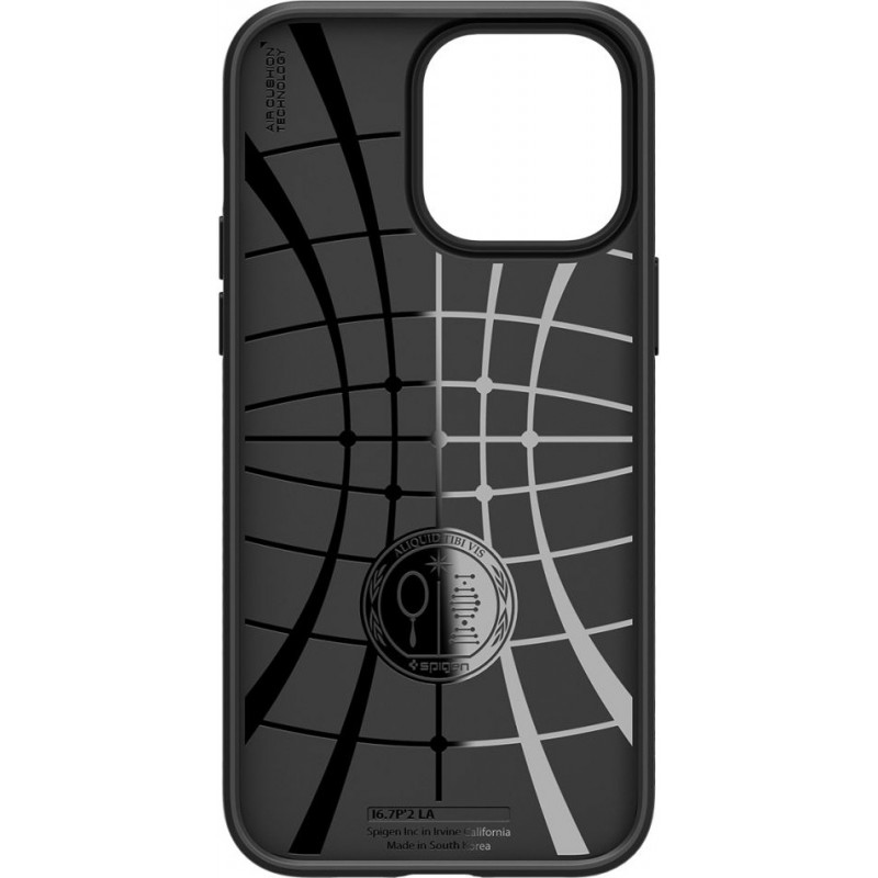 Spigen Liquid Air (ACS04957) kuori Apple iPhone 14 Pro -puhelimelle, matta musta