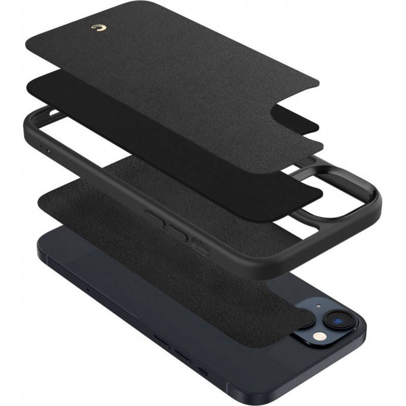 Spigen Cyrill Kajuk Mag (ACS04946) MagSafe-kuori Apple iPhone 14 Plus / 15 Plus -puhelimelle, musta