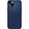 Spigen Silicone Fit Mag (ACS04921) MagSafe-kuori Apple iPhone 14 Plus / 15 Plus -puhelimelle, laivastonsininen