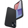 Spigen Silicone Fit Mag (ACS04920) MagSafe-kuori Apple iPhone 14 Plus / 15 Plus -puhelimelle, musta