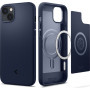Spigen Mag Armor (ACS04919) -kuori Apple iPhone 14 Plus / 15 Plus -puhelimelle, laivastonsininen