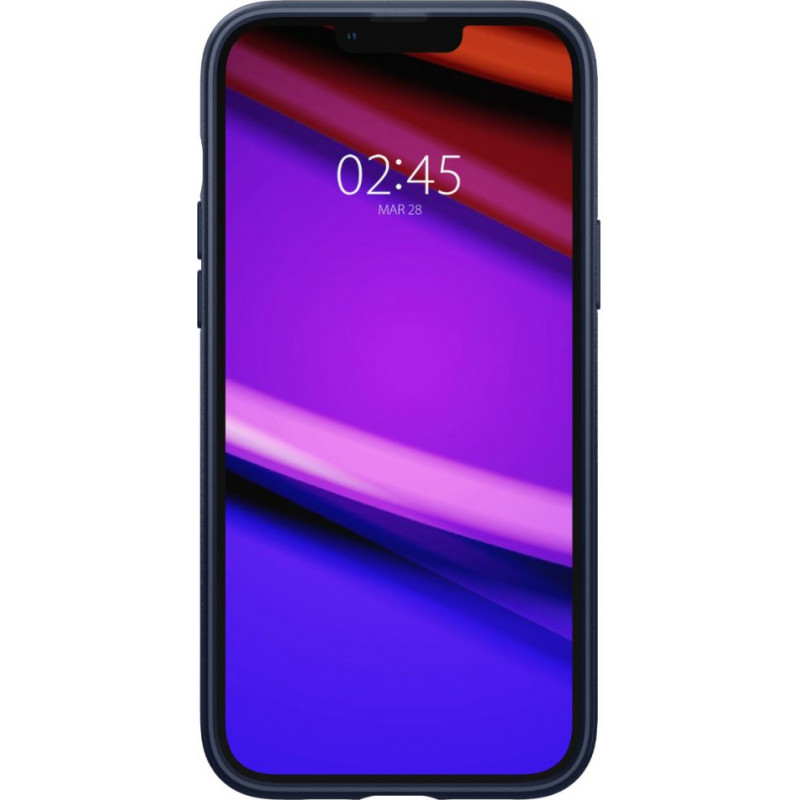 Spigen Mag Armor (ACS04919) -kuori Apple iPhone 14 Plus / 15 Plus -puhelimelle, laivastonsininen