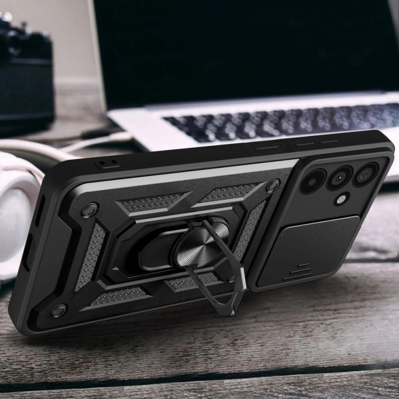 Tech-Protect CamShield Pro -suojakotelo Samsung Galaxy A56 5G -puhelimelle, musta