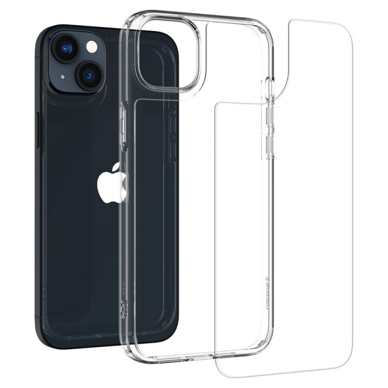 Spigen Quartz Hybrid (ACS04906) -kuori Apple iPhone 14 Plus / 15 Plus -puhelimelle, kristallinkirkas