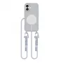 Tech-Protect MagNecklace 26328-0 MagSafe-kuori Apple iPhone 16 -puhelimelle, harmaa