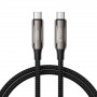 Tech-Protect UB10T Ultraboost USB-C / USB-C -kaapeli PD240W/QC4.0, 100 cm, musta