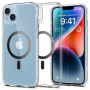 Spigen Ultra Hybrid Mag (ACS04904) MagSafe-kuori Apple iPhone 14 Plus / 15 Plus -puhelimelle, Carbon Fiber