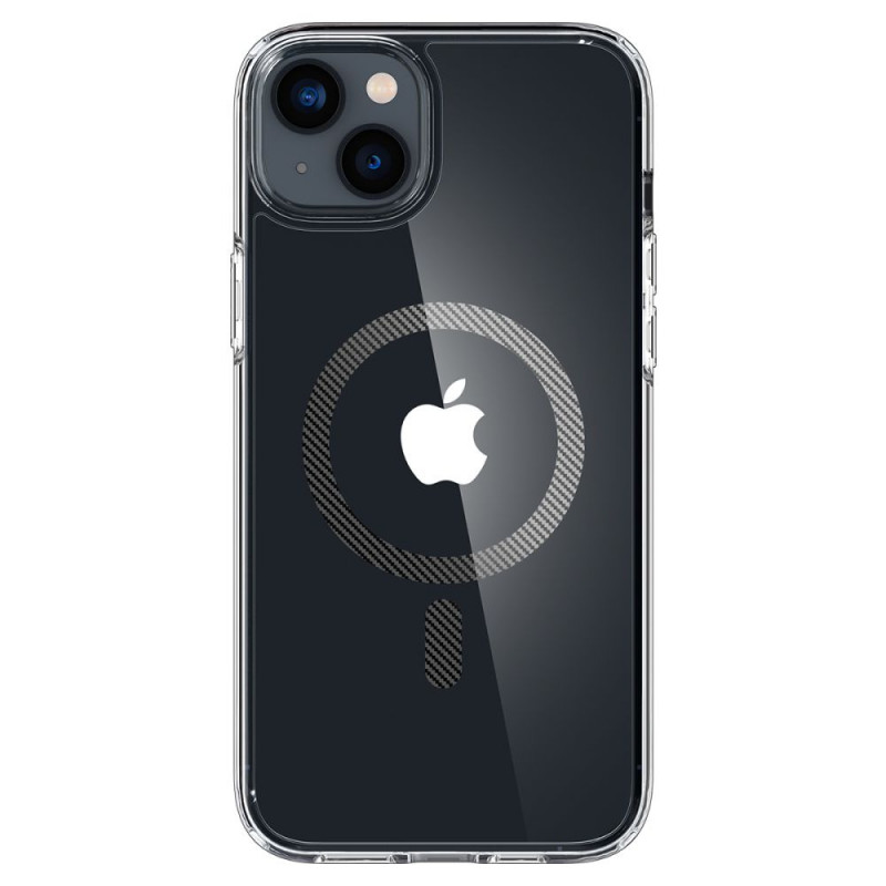 Spigen Ultra Hybrid Mag (ACS04904) MagSafe-kuori Apple iPhone 14 Plus / 15 Plus -puhelimelle, Carbon Fiber