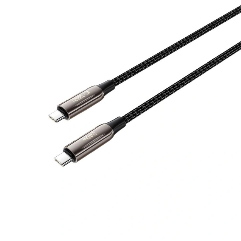 Tech-Protect UB10T Ultraboost USB-C / USB-C -kaapeli PD240W/QC4.0, 200 cm, musta
