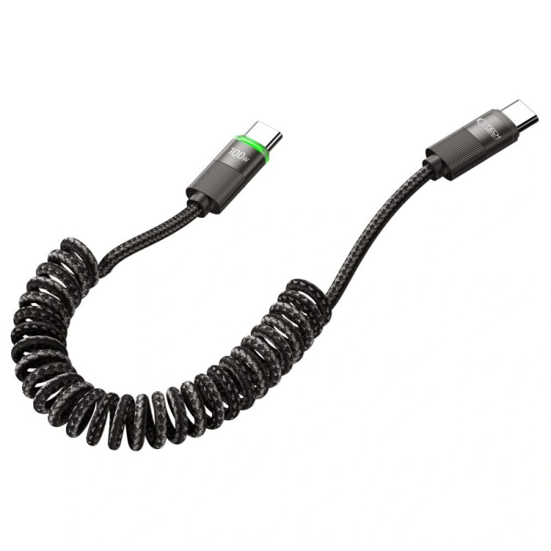 Tech-Protect UB20T Ultraboost USB-C / USB-C -kaapeli PD100W/5A, 180 cm, musta